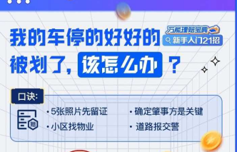 中国平安|我的车停的好好的被划了，该怎么办？